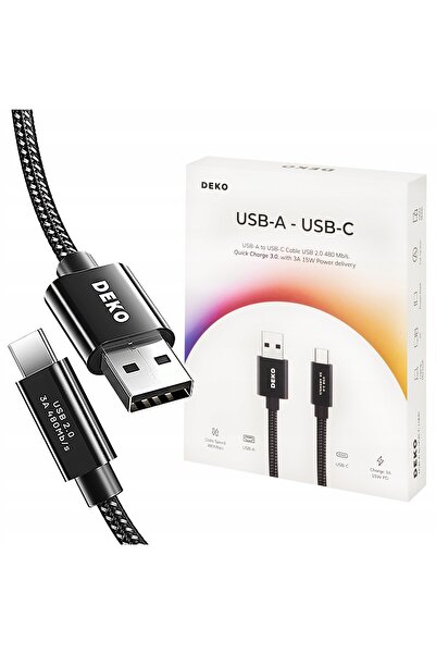 Other CABLU USB C ÎNCĂRCARE RAPIDĂ PENTRU SAMSUNG ANDROID AUTO DEKO USB TIP C 1M