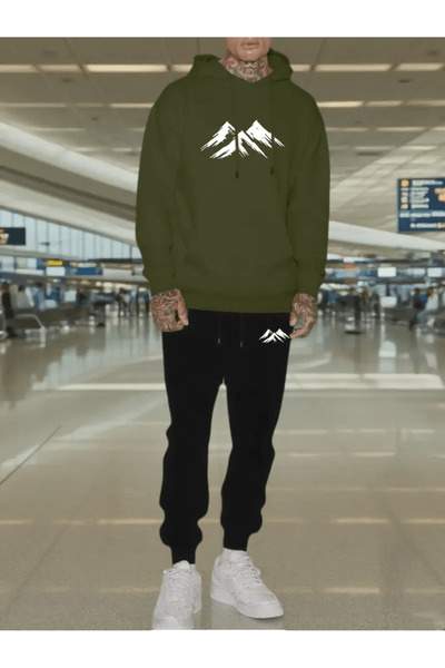 Flow touch طقم هودي بتصميم جبل الجليد