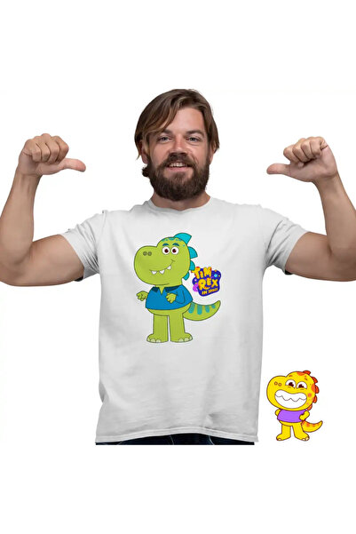 OEM Men's T-Shirt Tim Rex Dad Space Dinosaurs T-Rex