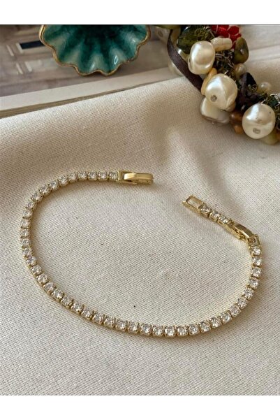 XUPING JEWELRY 14K RENK İNCE SUYOLU BİLEKLİK KALINLIK 3MM UZUNLUK 17+2CM