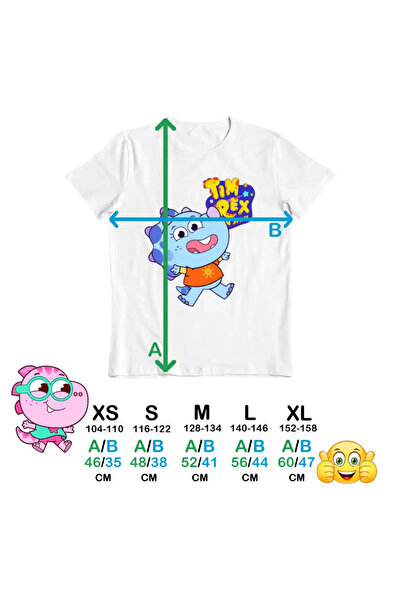 OEM Kids Boys' T-Shirt Tim Rex Kai Space Dinosaurs Triceratops