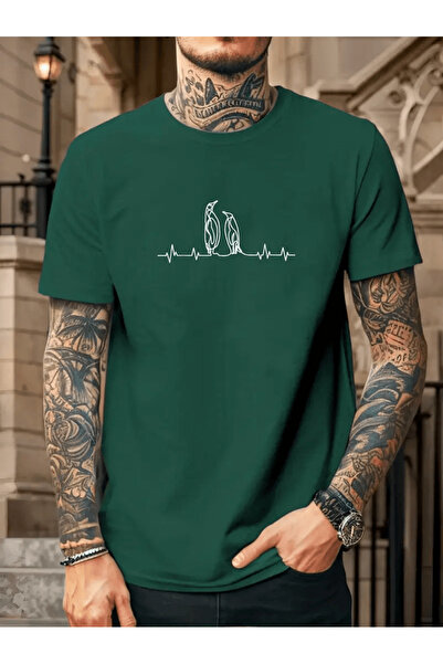 Flow touch تي شيرت البطريق نابيز مطبوع