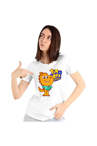 OEM Tricou Femei Tim Rex Tommy Spatiu Dinozauri Nasa