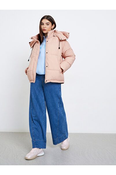 Styli Women Pink Regular Fit Regular Length Padded Jacket