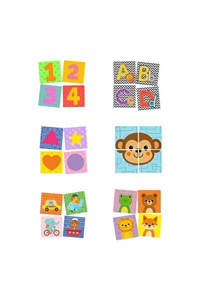 BebeMango 4'lü Küp Set Bebek Oyuncağı Eğitici Küp