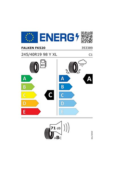 Falken Summer Tire FK520-Runflat 245/40RF19 98Y/XL