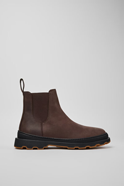 CAMPER Brutus Men's Brown Nubuck Ankle Boots