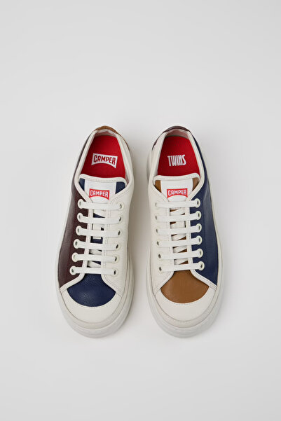 CAMPER Twins Multicolored Leather Women's Sports Shoes