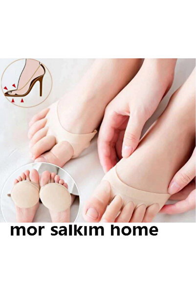 MOR SALKIM HOME Ayak Parmak Koruyucu kumaş Bunyon Topuklu Ayakkabı ayak parma...
