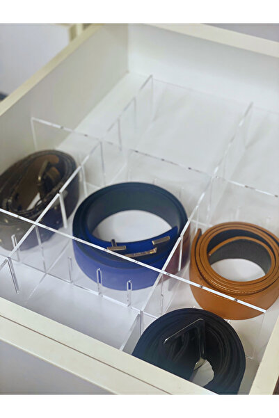 Bola Concept Şeffaf Pleksi Dolap Raf ve Çekmece Düzenleyici 3 mm Akrilik Bölm...