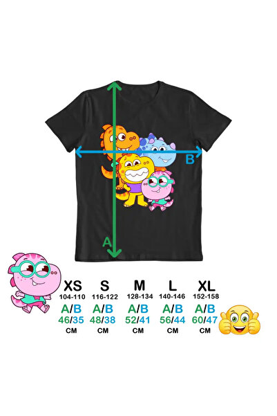 OEM Kids Boys' T-Shirt Tim Rex Space Adventures Dinosaurs Space Cosmos