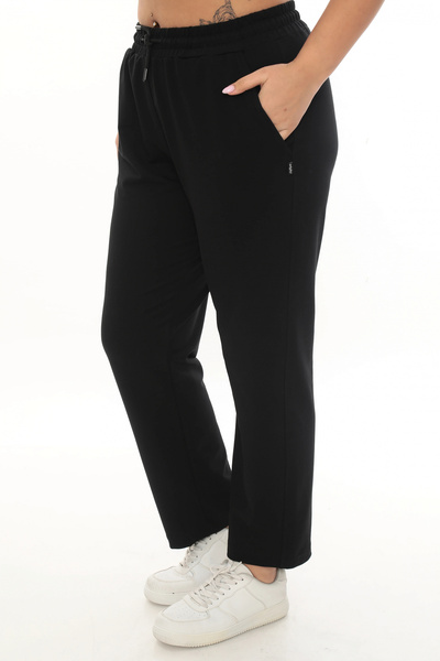 Lady Majestic Удобни панталони от памук за жени с големи размери