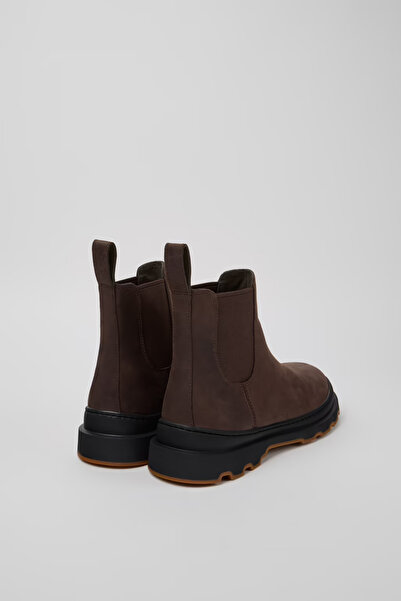 CAMPER Brutus Men's Brown Nubuck Ankle Boots