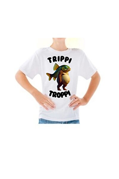 MARİ Tricou personalizat unisex ,, TRIPPI TROPPI "