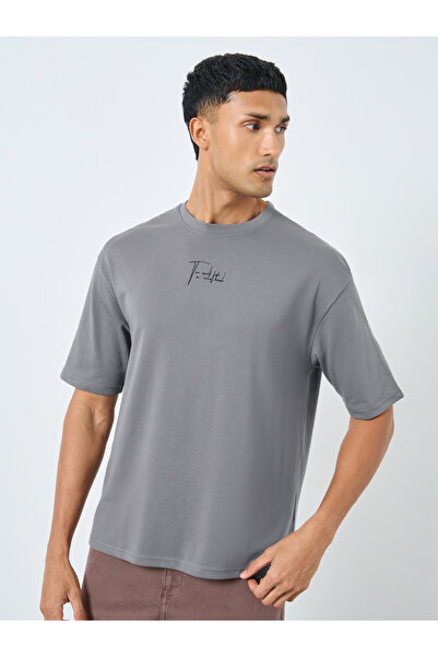 Styli Monochrome Oversized Interlock T-Shirt