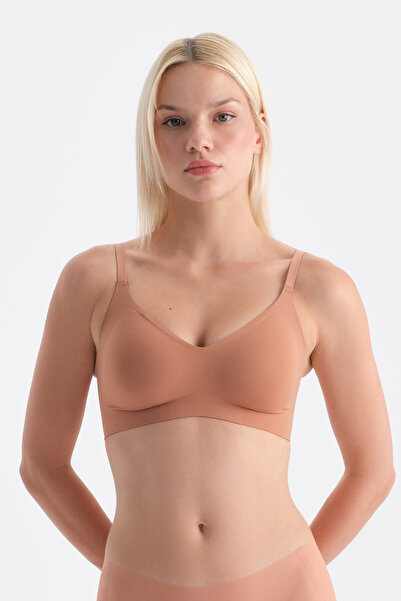 Dagi Brown Sonya Wireless Stitch-Free Bra