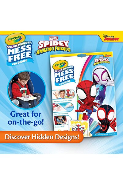 Crayola Color Wonder Mess Free Pad & Marker - Spidey and His Amazing Friends