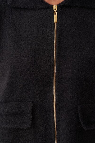 ALLDAY Plush Cardigan with Zipper