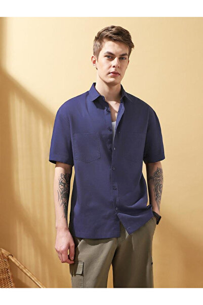 Dennis Lingo By Styli Men Relaxed Fit Cotton Casual Shirt