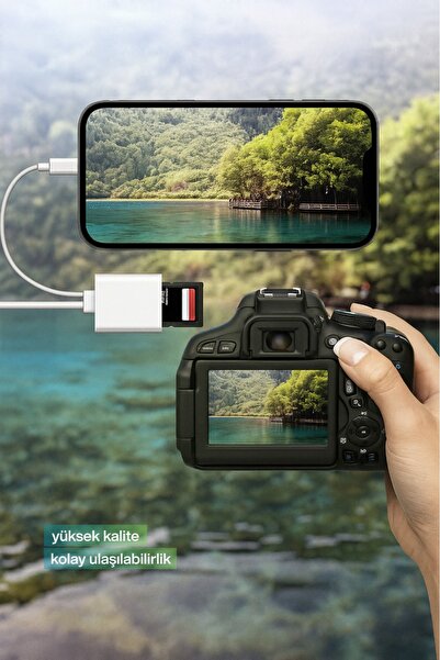 Concord Type-C Otg Card Reader 3.0 Adapter with Sd and Micro Sd Memory Card Input