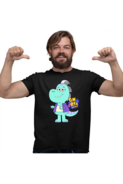 OEM Tricou Barbati Tim Rex Bunica Spatiu Dinozauri T-Rex