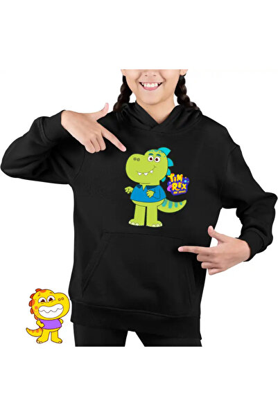 OEM Kids Girls Sweatshirt Tim Rex Dad Space Dinosaurs T-Rex