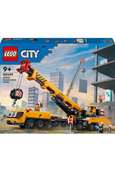 LEGO City: Yellow Mobile Construction Crane 60409, 9 years+, 1116 pieces