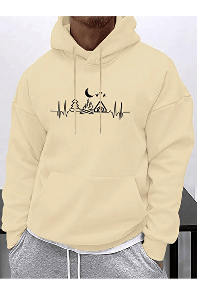 Flow touch هوديي كامب ثيم بيت بيت مطبوع