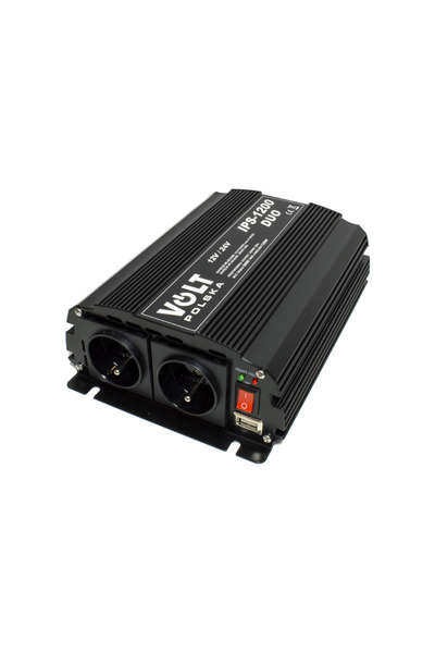 VOLT POLSKA Invertor IPS-600 DUO VOLT 600W / 1200W 12V / 24V / 230V