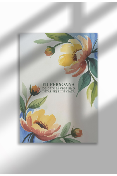 21mxm Religious Canvas Poster in Romanian Language – Unframed Digital Print on Canvas - Meet her in life