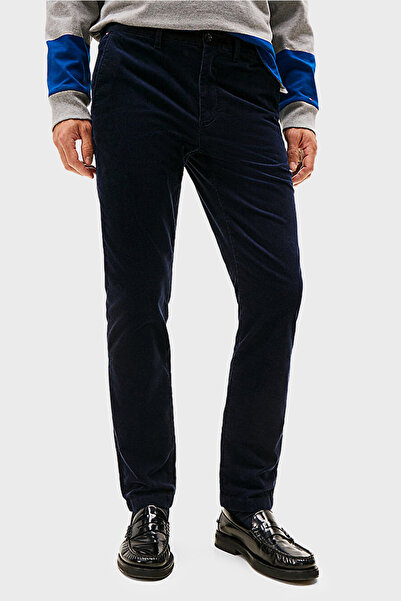 Tommy Hilfiger بنطلون قطني ذو قصة عادية وخصر عادي للرجال MW0MW40267 0GZ