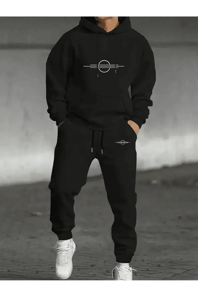 Flow touch طقم بدلة رياضية مينيماليست كرايغ مطبوع