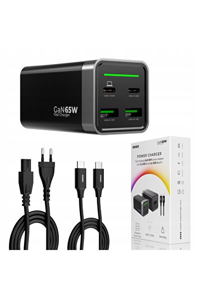 Other USB C FAST DESK CHARGER 4x USB 65W TYPE C + 100W USB C CABLE