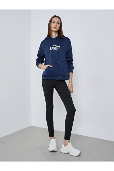 Styli Regular Fit Graphic Hoodie with Front Pocket