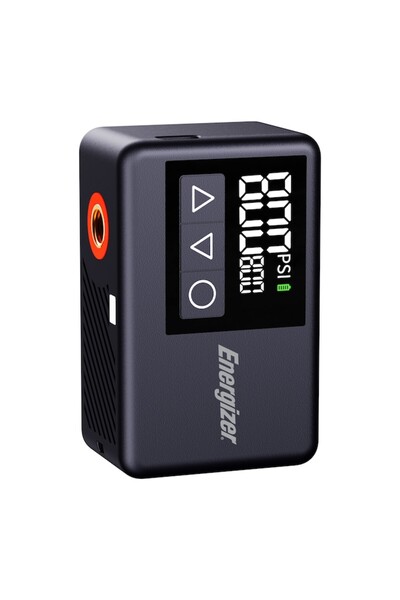 Energizer Ultimate portable compressor 120 PSI, 13 l/min, LCD, 100 g, Black, PAC1000