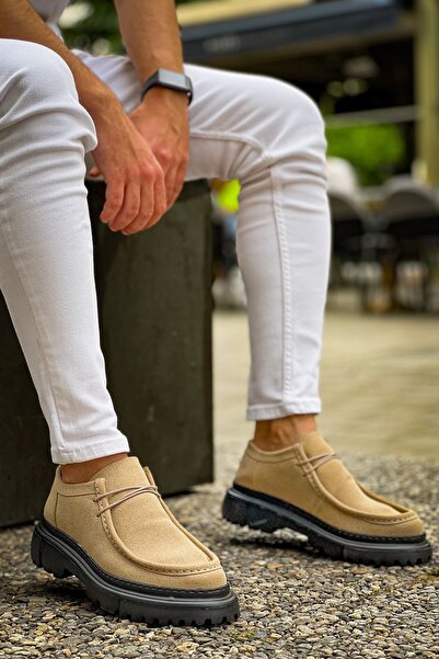 Lucy Shoes YG2404 Castle Ανδρικά κλασικά παπούτσια με κορδόνια από σουέτ SST ...