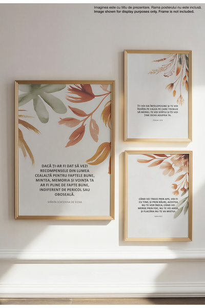 21mxm Religious Canvas Poster in Romanian - Canvas Print - Unframed - Rewards in the Other World