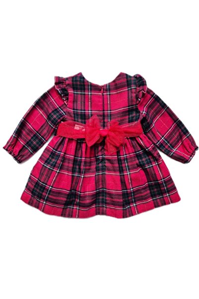 IDX Long-sleeved dress for girls, red