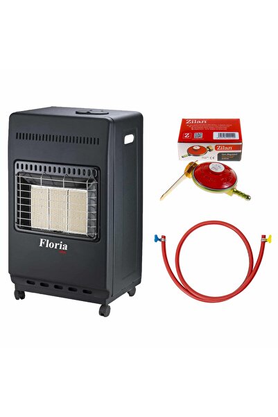 Floria Aragaz mobil pe gaz GPL, aprindere piezoelectrică, kit de alimentare b...