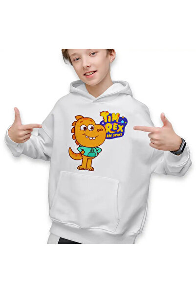 OEM Παιδική Μπλούζα Φούτερ για Αγόρια Tim Rex Tommy Space Dinosaurs NASA