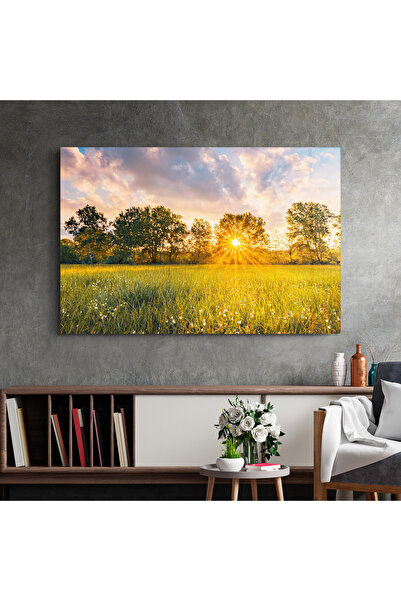 Arthub Glass Painting, Bedroom and Living Room, Summer, Blossoming Meadow