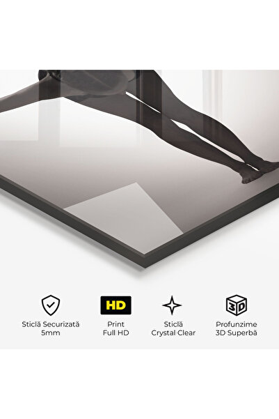 Arthub Glass Painting, Bedroom and Living Room, Silhouettes, Hands Apart