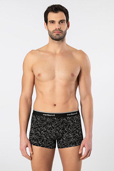 Cacharel 1339 Men's Patterned Lycra Boxer 3 Pack