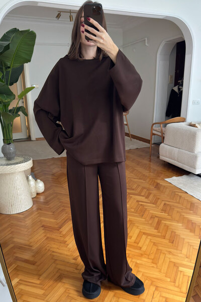 MAGARDE Λεπτομερής Στολή Μοντάλ με Γιακά - ΚΑΦΕ