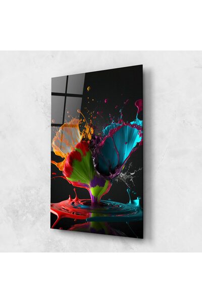 Arthub Tablou Sticla,Dormitor si Living, Culori Vibrante, Beautiful Colorful ...