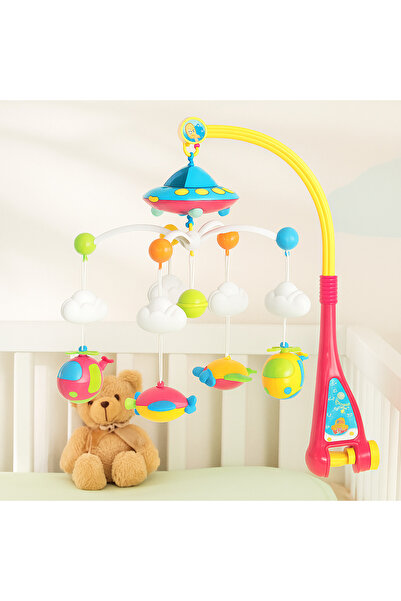 LEAN Carusel patut bebelusi cu proiector de avioane 108 melodii