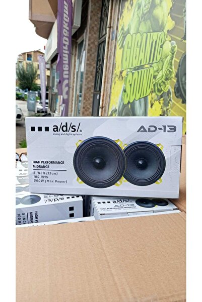 woodstar Ads 13 Cm 500 W 60 Rms Midrange Analog Ve Dijital Sistem Ad-13