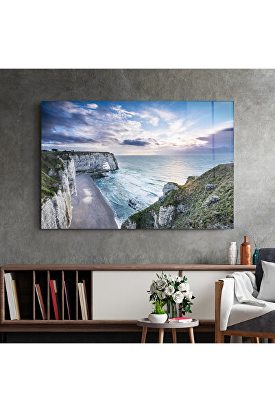 Arthub Glass Painting, Bedroom and Living Room, Beaches, Etretat View