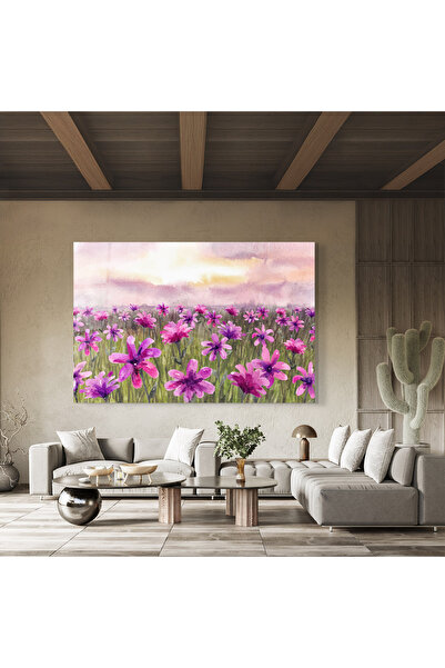 Arthub Glass Painting, Bedroom and Living Room, Spring, Purple Flower Spring