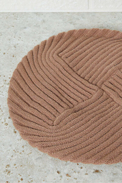 REDTAG Women Beige Knitted Cap